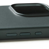 Mujjo iPhone 16 Pro Max Skal Full Leather Case Livid Green