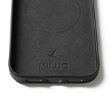 Mujjo iPhone 17 Pro Max Skal Full Leather Case MagSafe Svart