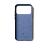 Mujjo iPhone 17 Pro Max Skal Full Leather Case MagSafe Monaco Blue