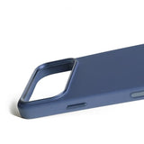 Mujjo iPhone 17 Pro Max Skal Full Leather Case MagSafe Monaco Blue