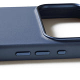 Mujjo iPhone 17 Pro Max Skal Full Leather Case MagSafe Monaco Blue