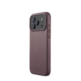 Mujjo iPhone 17 Pro Max Skal Full Leather Case MagSafe Bronze Red