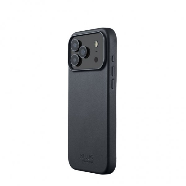 Mujjo iPhone 17 Pro Max Skal Full Leather Case MagSafe Basalt