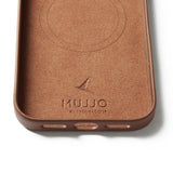 Mujjo iPhone 17 Pro Max Skal Full Leather Case MagSafe Tan