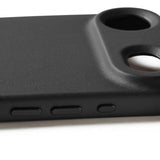 Mujjo iPhone Air Skal Full Leather Case MagSafe Svart