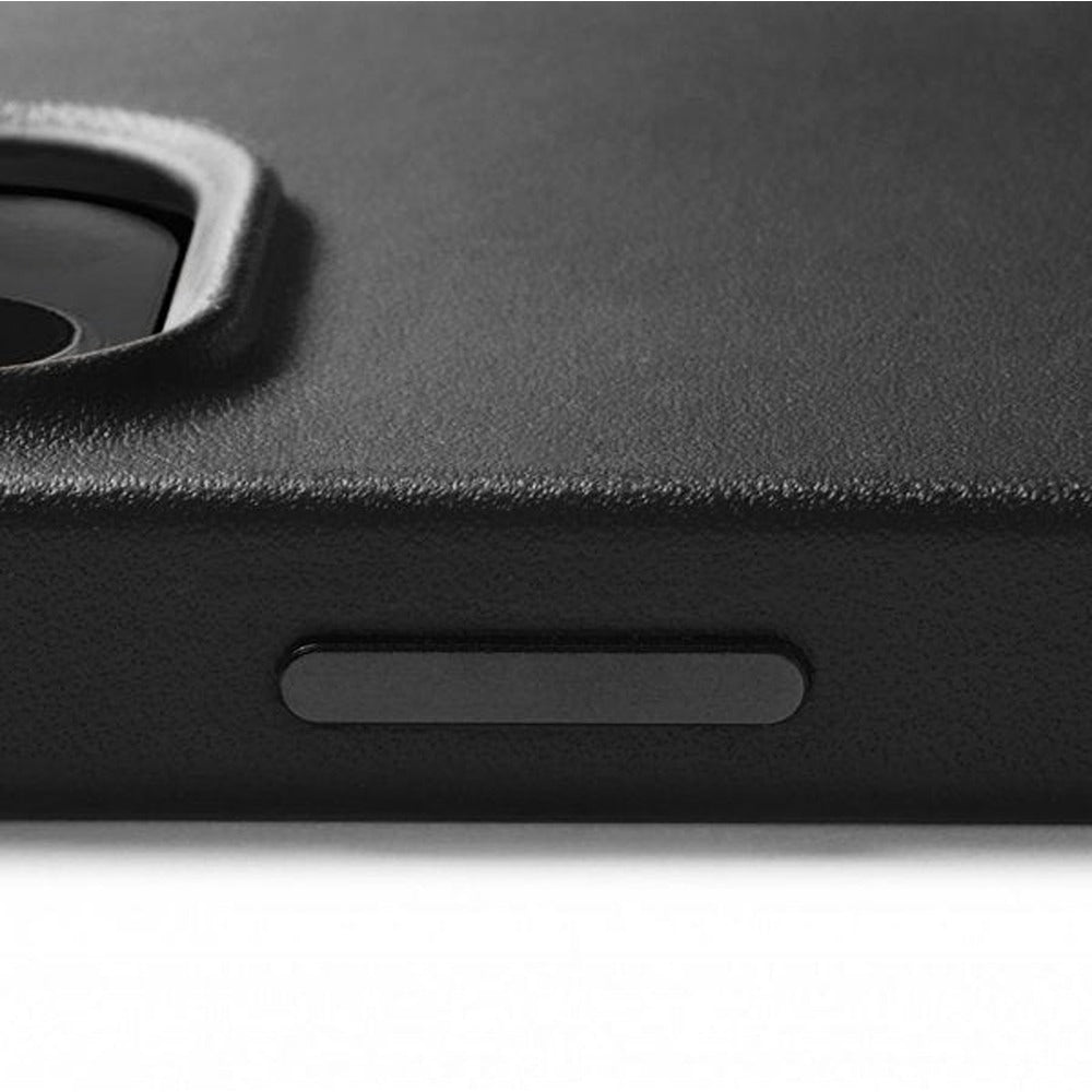 Mujjo iPhone 14 Skal Full Leather Case MagSafe Svart