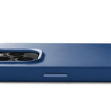 Mujjo iPhone 14 Pro Skal Full Leather Case MagSafe Monaco Blue
