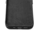 Mujjo iPhone 14 Skal Full Leather Wallet Case Tan