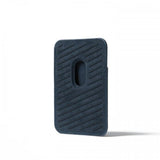 Mujjo Korthållare Full Leather Magnetic Wallet Steel Blue