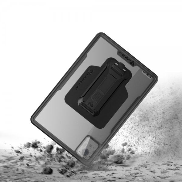 Armor-X Lenovo Tab M11 TB330 Skal IP68 Waterproof Shock & Dust Proof Handstrap Kickstand X-Mount