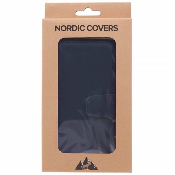 Nordic Covers iPhone 12/iPhone 12 Pro Fodral Essential Leather Heron Blue