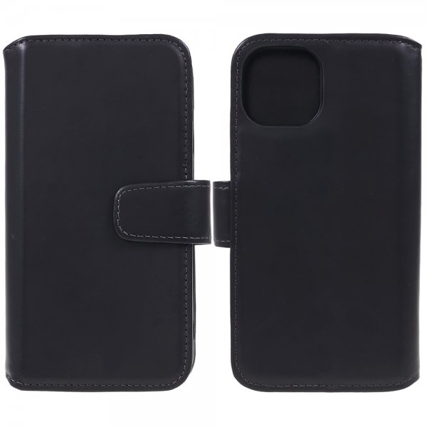 Nordic Covers iPhone 12 Mini Fodral Essential Leather Raven Black