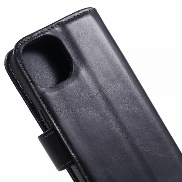 Nordic Covers iPhone 12 Mini Fodral Essential Leather Raven Black