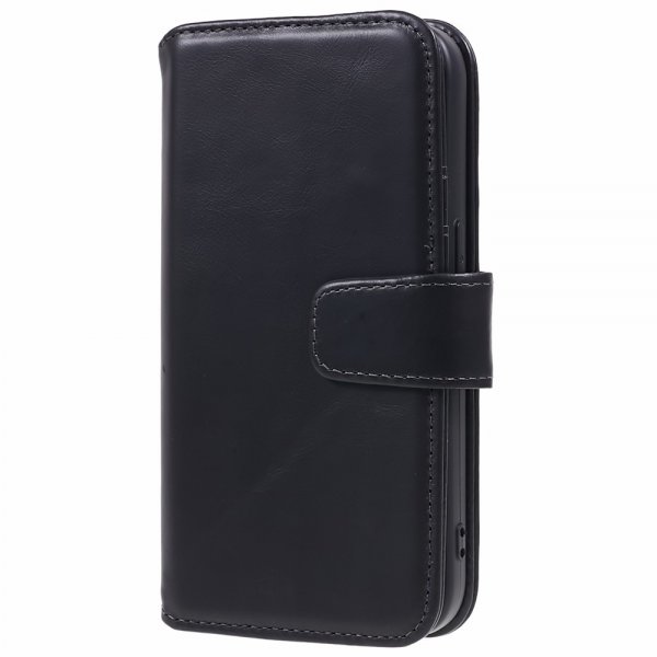 Nordic Covers iPhone 12/iPhone 12 Pro Fodral Essential Leather Raven Black