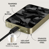 Burga Powerbank MagSafe 5000 mAh Night Black Camo Gold