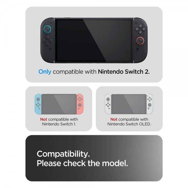 Spigen Nintendo Switch 2 Fodral Thin Fit 360 Svart