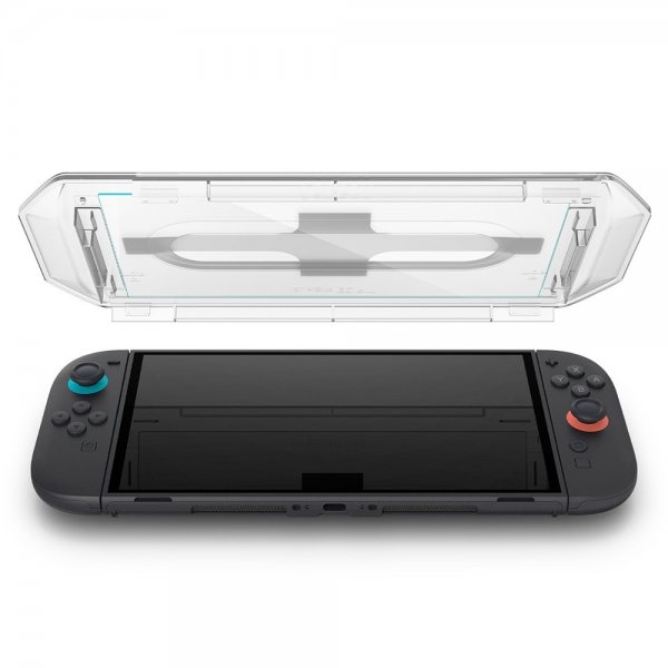 Spigen Nintendo Switch 2 Skärmskydd GLAS.tR EZ Fit 2-pack