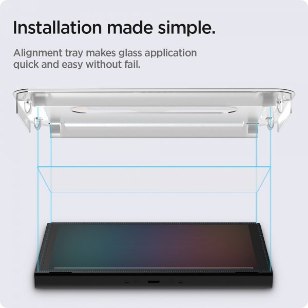 Spigen Nintendo Switch OLED Skärmskydd GLAS.tR EZ Fit 2-pack