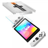 Spigen Nintendo Switch OLED Skärmskydd GLAS.tR EZ Fit 2-pack
