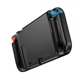 Nintendo Switch Skal Borstad Kolfibertextur Svart