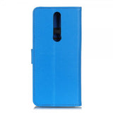 Nokia 2.4 Fodral Litchi Blå
