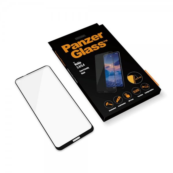 PanzerGlass Nokia 3.4/5.4 Skärmskydd Edge-to-Edge Case Friendly