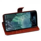 Nokia G11/G21 Fodral Lädertextur Brun