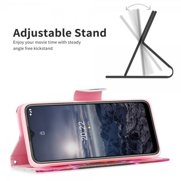 Nokia G11/G21 Fodral Motiv Färgglada Blad