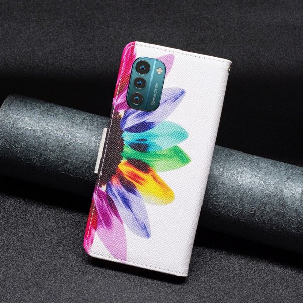 Nokia G11/G21 Fodral Motiv Färgglada Blad