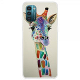 Nokia G11/G21 Skal Motiv Färgglad Giraff