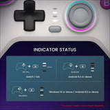 GameSir Nova HD Rumble Spelkontroll 2.4G Retro White