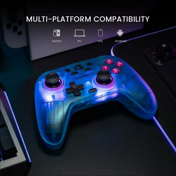 GameSir Nova HD Rumble Spelkontroll 2.4G Retro White