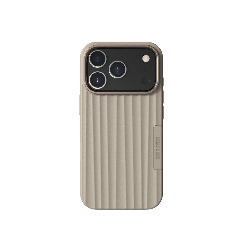 Nudient iPhone 17 Pro/iPhone 18 Pro Skal Bold Case MagSafe Linen Beige