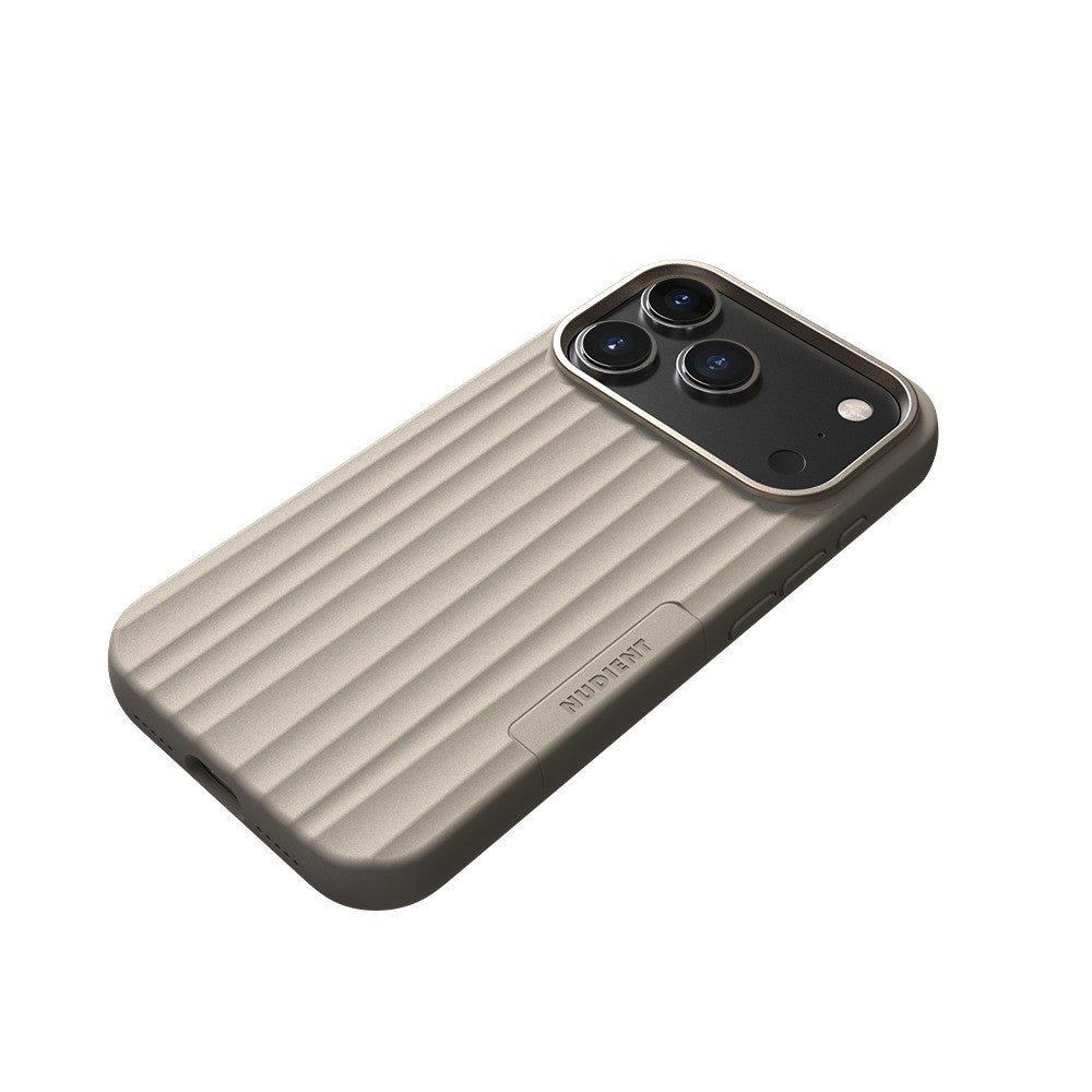 Nudient iPhone 17 Pro/iPhone 18 Pro Skal Bold Case MagSafe Linen Beige