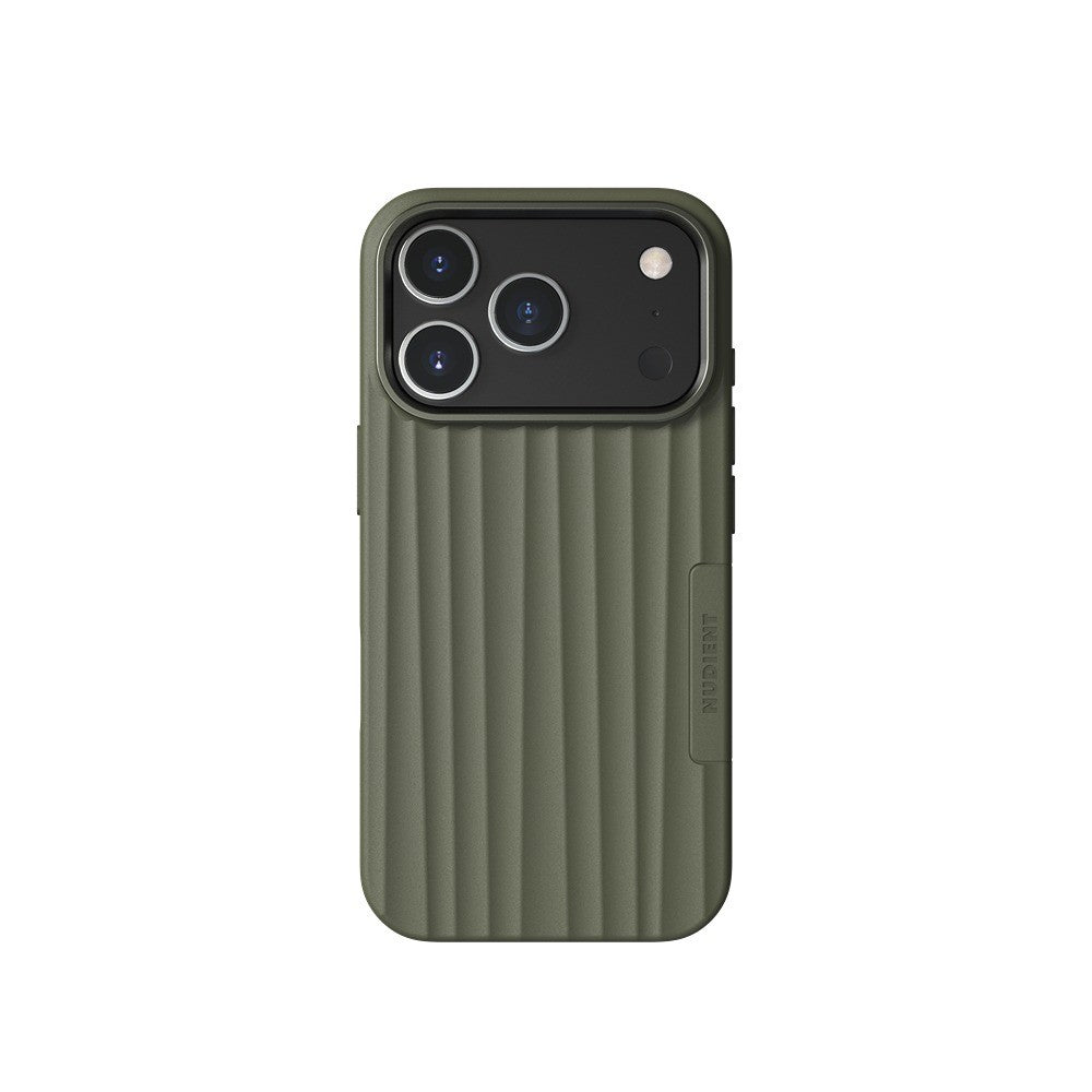 Nudient iPhone 17 Pro/iPhone 18 Pro Skal Bold Case MagSafe Olive Green