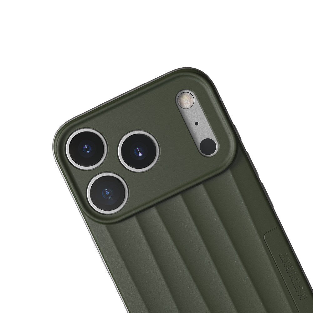 Nudient iPhone 17 Pro/iPhone 18 Pro Skal Slice Case MagSafe Pine Green