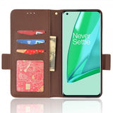 OnePlus 10 Pro Fodral Litchi Brun