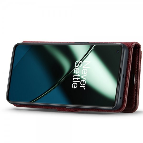Dg.Ming OnePlus 11 Fodral med Löstagbart Skal Röd