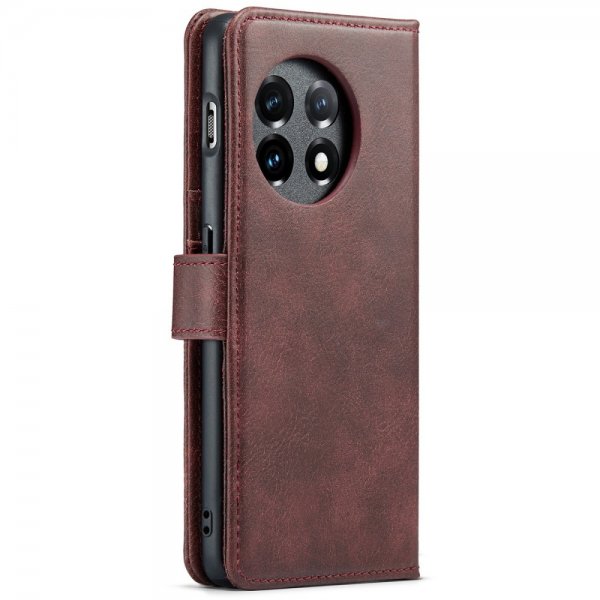 Dg.Ming OnePlus 11 Fodral med Löstagbart Skal Röd