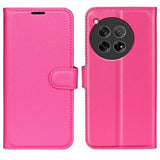 OnePlus 12 Fodral Litchi Magenta