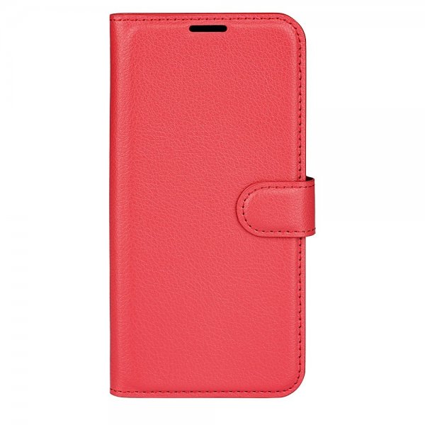 OnePlus 12 Fodral Litchi Röd