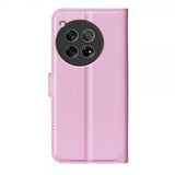 OnePlus 12 Fodral Litchi Rosa