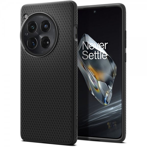 Spigen OnePlus 12 Skal Liquid Air Matte Black