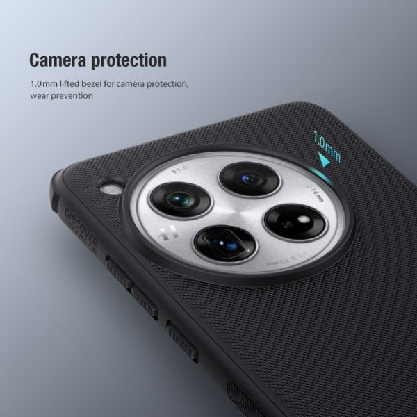 Nillkin OnePlus 12 Skal Super Frosted Shield Pro Svart