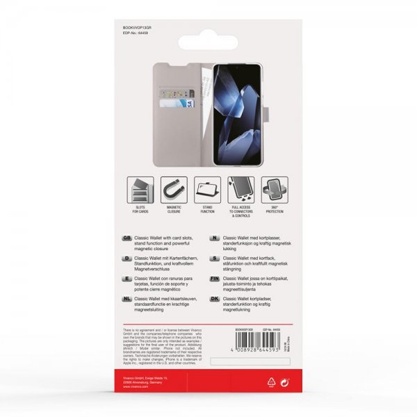 Vivanco OnePlus 13 Fodral Classic Wallet Taupe