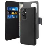 Puro OnePlus 9 Pro Fodral Wallet Detachable 2 in 1 Löstagbart Skal Svart