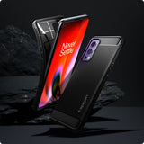 Spigen OnePlus Nord 2 5G Skal Rugged Armor Matte Black