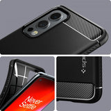 Spigen OnePlus Nord 2 5G Skal Rugged Armor Matte Black