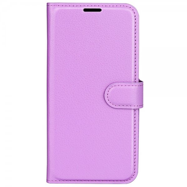 OnePlus Nord 2T Fodral Litchi Lila
