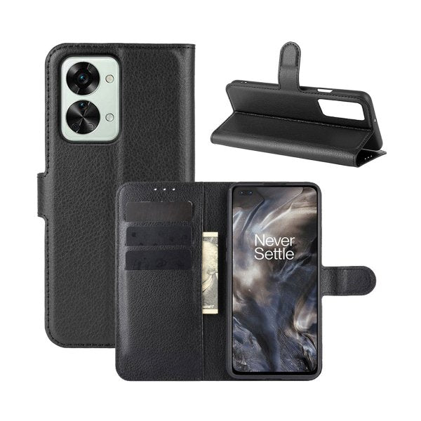 OnePlus Nord 2T Fodral med Kortfack Svart